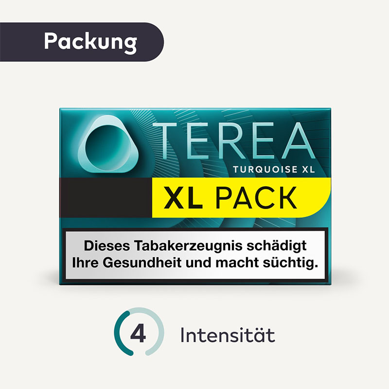 TEREA Sticks XL Turquoise Packung