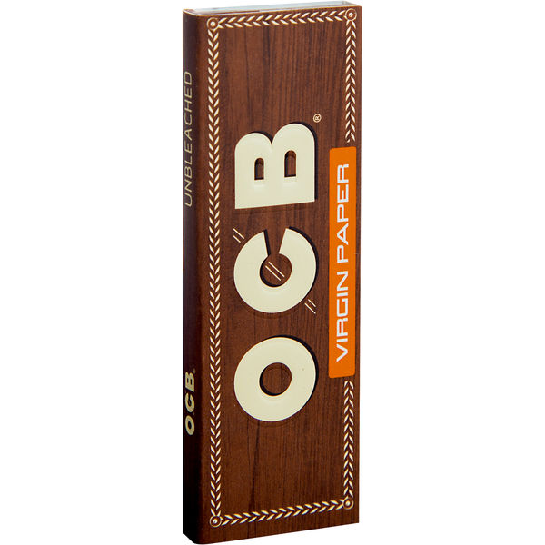 OCB Unbleached Virgin Paper Zigarettenpapier Booklet