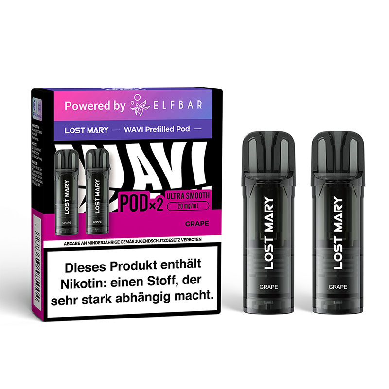 Lost Mary Wavi Grape 20mg Prefilled Pods Packung