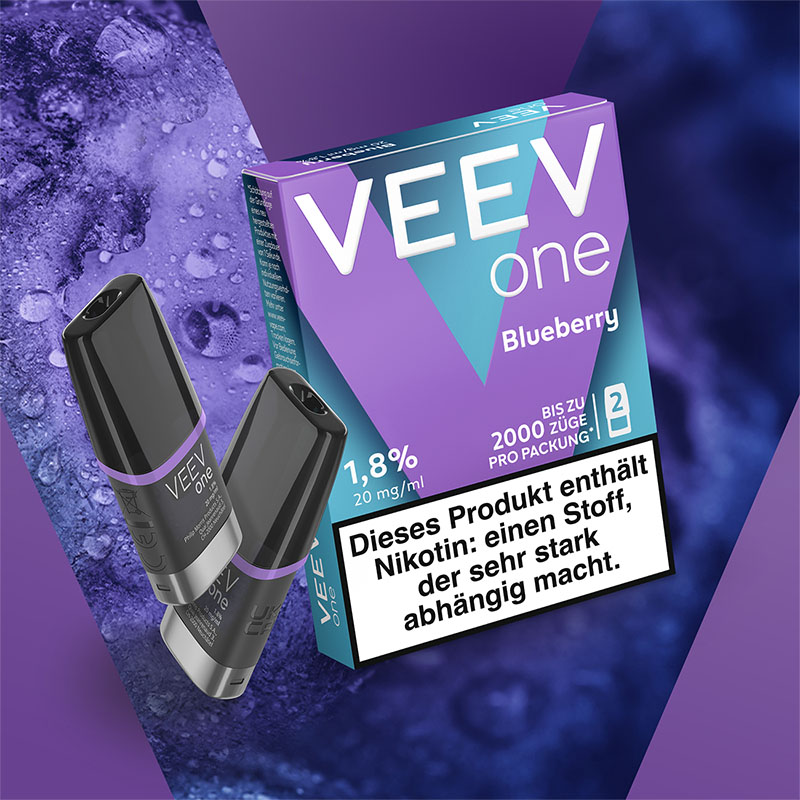 Veev One Blueberry 20mg Prefilled Pods Flavourcard