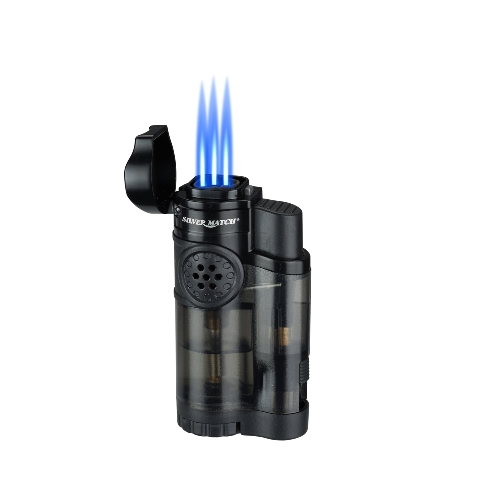 Feuerzeug Jet 3-fach Silver Match Edimbourgh