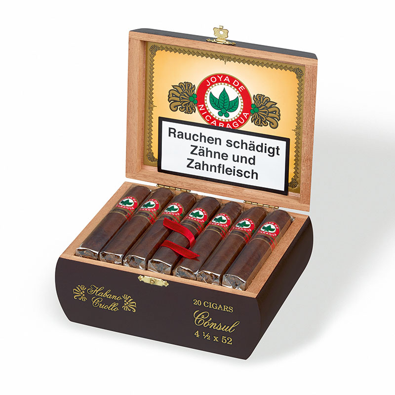 Joya de Nicaragua Antano 1970 Consul Zigarren Kiste