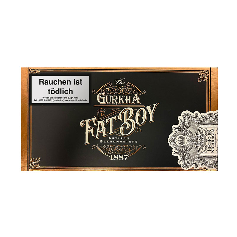 Gurkha Fat Boy Short Gordo Zigarren Kiste