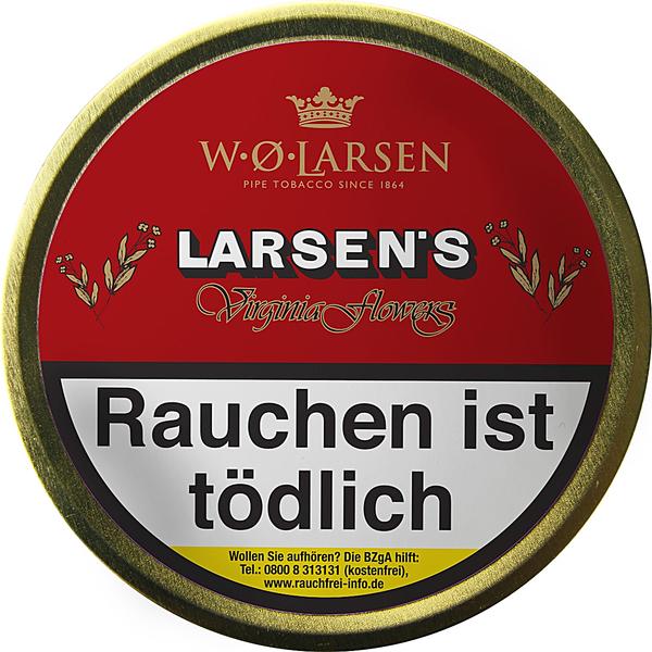 W.O. Larsen Virginia Flower Pfeifentabak Dose