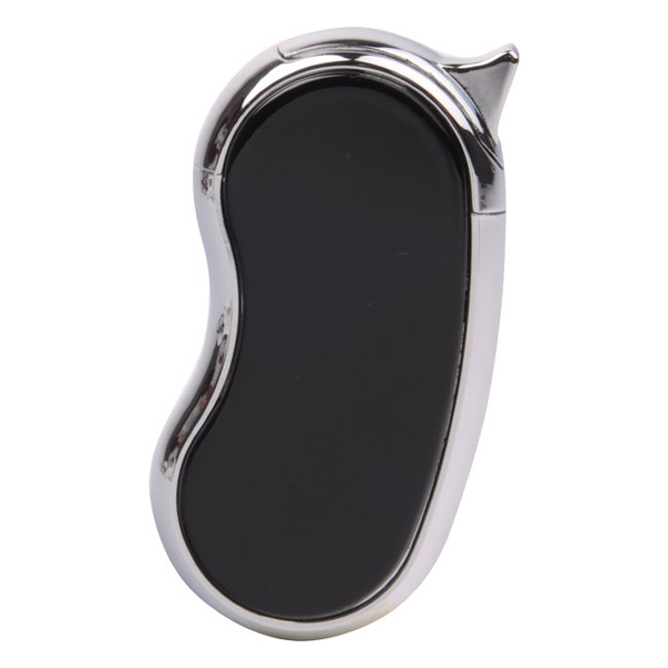 Hadson Piezo Feuerzeug Bendy Schwarz/Chrom