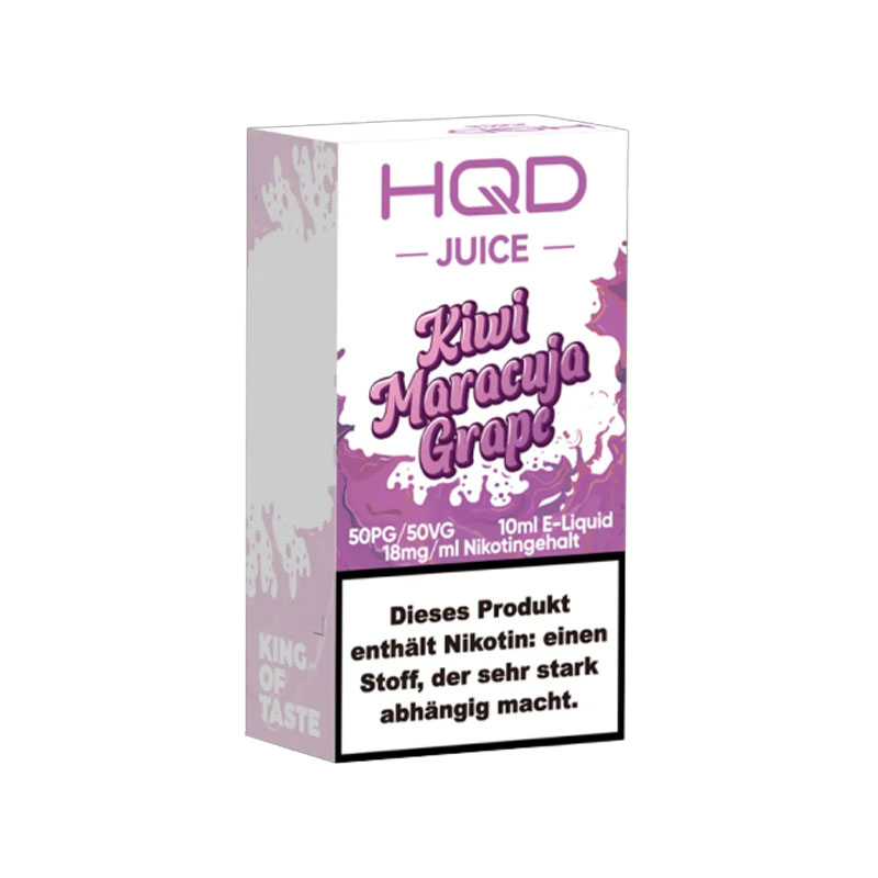 HQD Juice Kiwi Maracuja Grape 18mg Nikotinsalz Liquid Flasche
