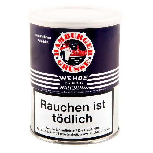 Hamburger Grüsse Pfeifentabak Dose
