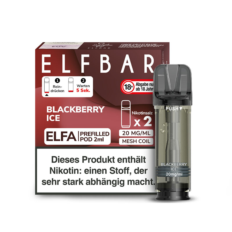 Elfbar Elfa Pods Blackberry Ice - 20mg Nikotin