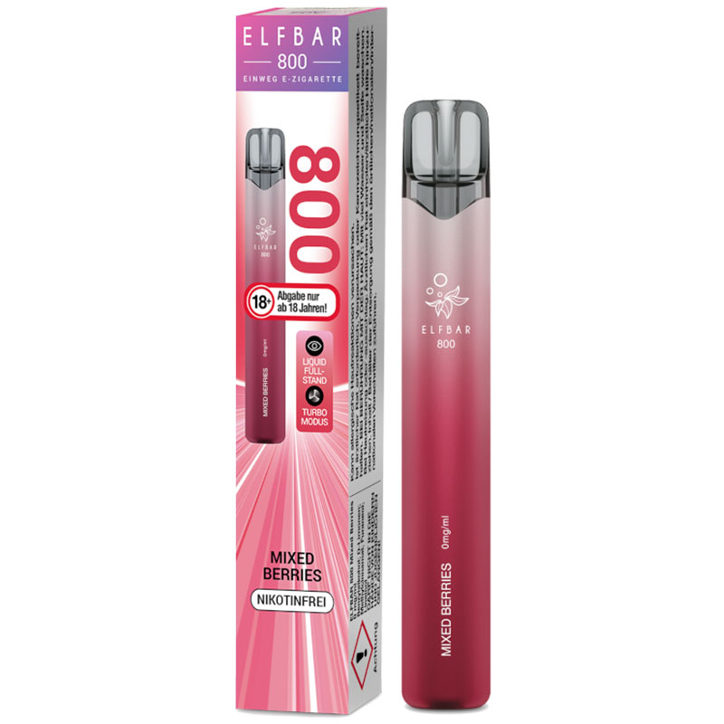 Elfbar 800 Mixed Berries 0mg Einweg E-Zigarette