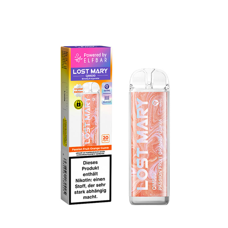 Lost Mary QM600 Passionfruit Orange Guava Einweg E-Zigarette