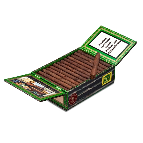 Brazil Trüllerie Bajazzo Senorita Zigarillos Kiste offen