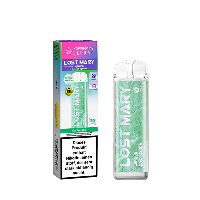 Lost Mary QM600 Cactus Ice 20mg Einweg E-Zigarette