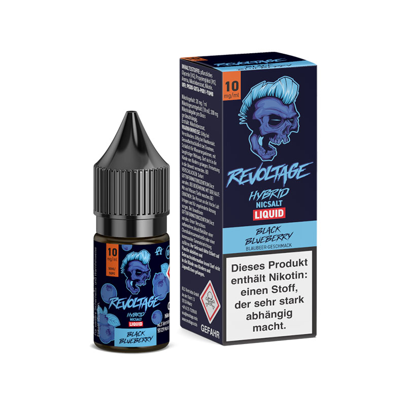Revoltage Hybrid Nikotinsalz Liquid Black Blueberry 10mg