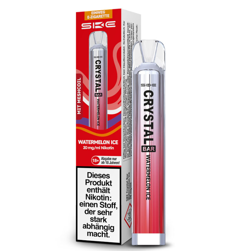 SKE Crystal Bar Watermelon Ice 20mg Einweg E-Zigarette