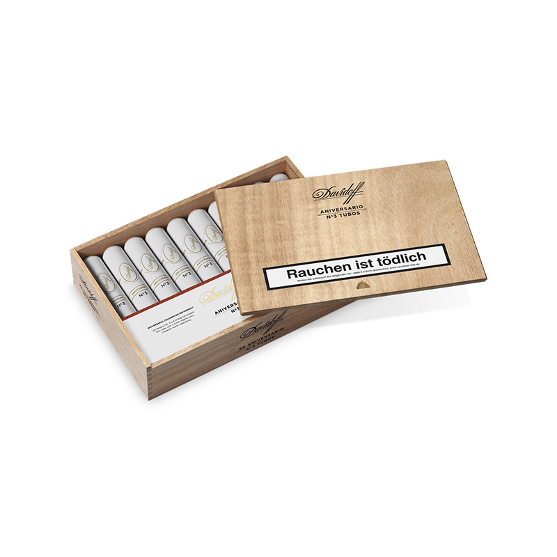 Davidoff Aniversario No. 3 Tubos Zigarren Kiste