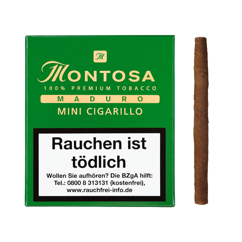 Montosa Maduro Mini Cigarillos Schachtel