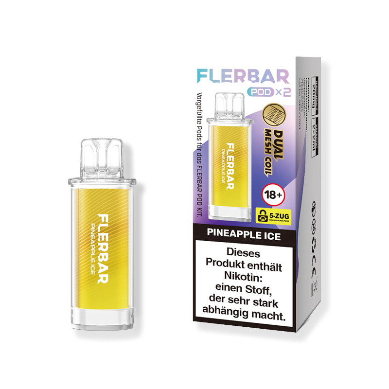 Flerbar Pineapple Ice 20mg Prefilled Pods