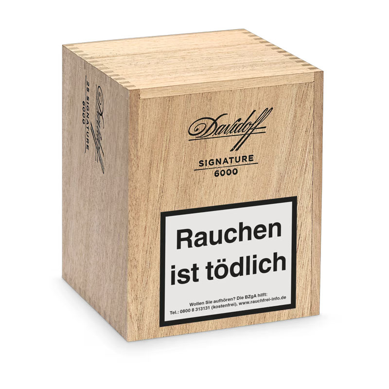 Davidoff Signature No. 6000 Zigarren Kiste