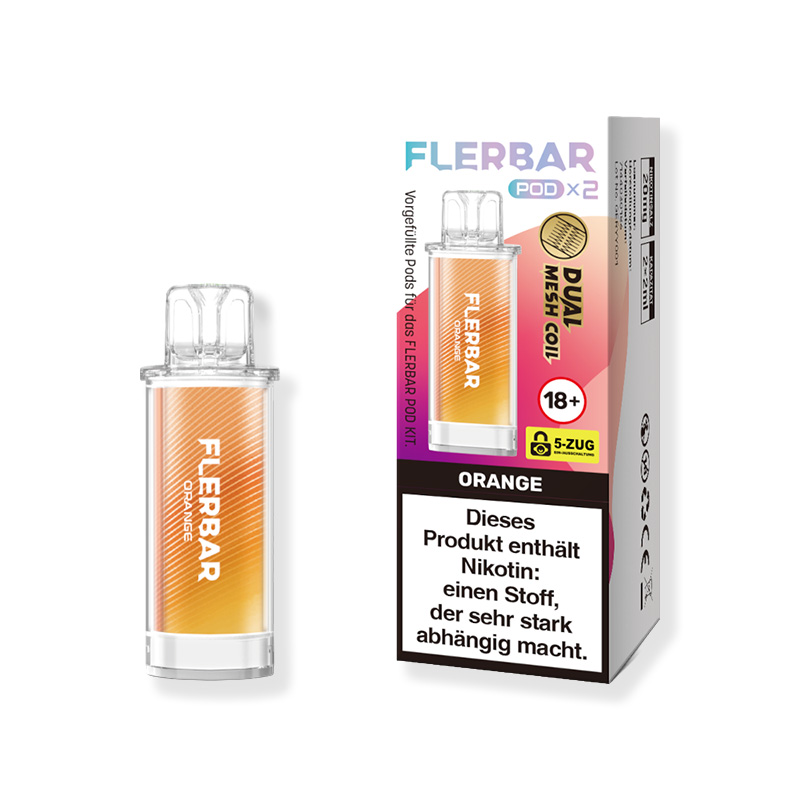 Flerbar Orange 20mg Prefilled Pods