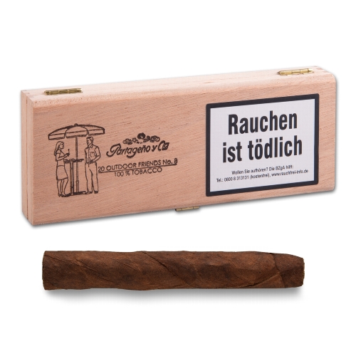 Partageno No. 8 Outdoor Friends Brasil Zigarillos 20er Kiste