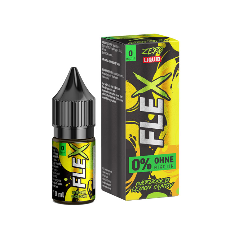 Revoltage Flex Overdosed Lemon Candy 0mg Liquid Flasche