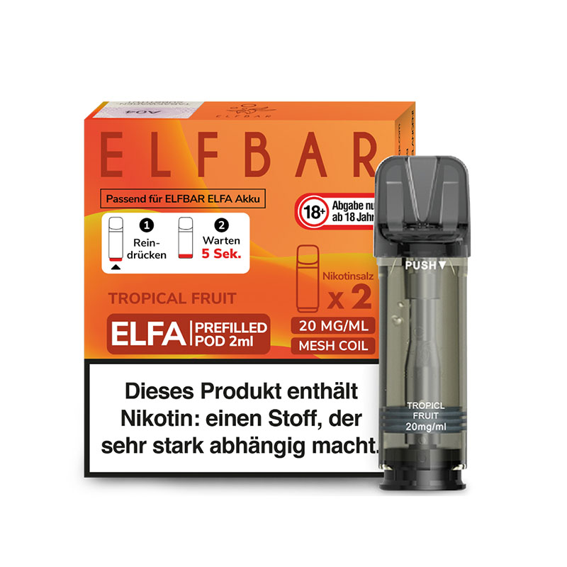 Elfbar Elfa Pods Tropical Fruit - 20mg Nikotin