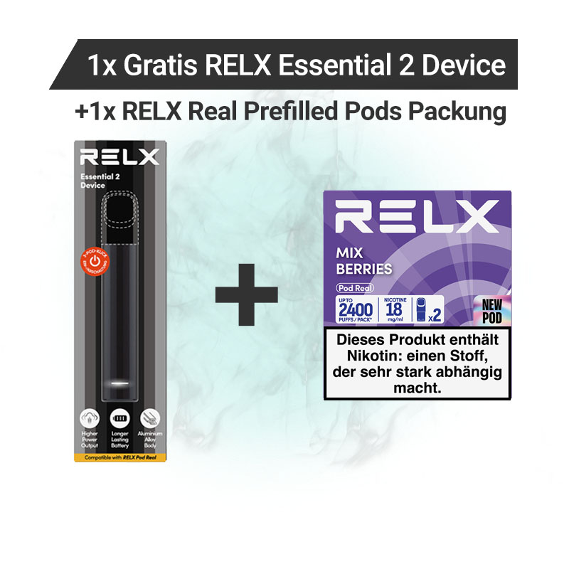 RELX Essential 2 Starter Deal Mix Berries