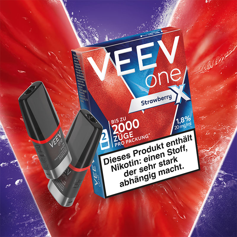 Veev One Strawberry X: Jetzt online kaufen! Veev One Strawberry X: Jetzt online kaufen!