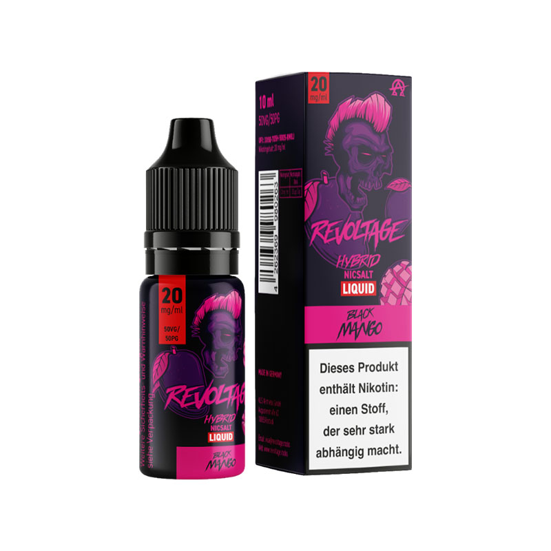 Revoltage Hybrid Nikotinsalz Liquid Black Mango 20mg
