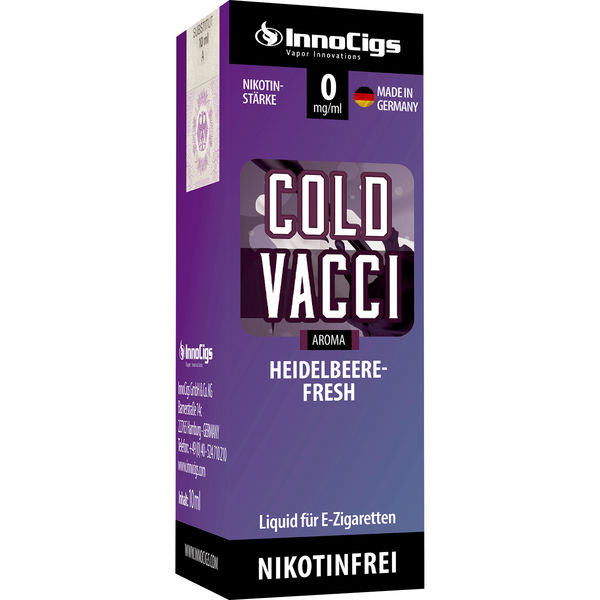 Innocigs Liquid Cold Vacci Heidelbeere-Fresh 0mg