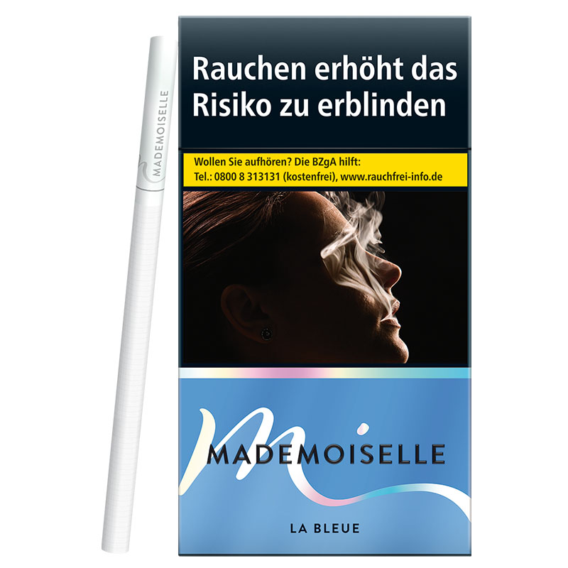 Mademoiselle La Bleue Zigaretten Schachtel