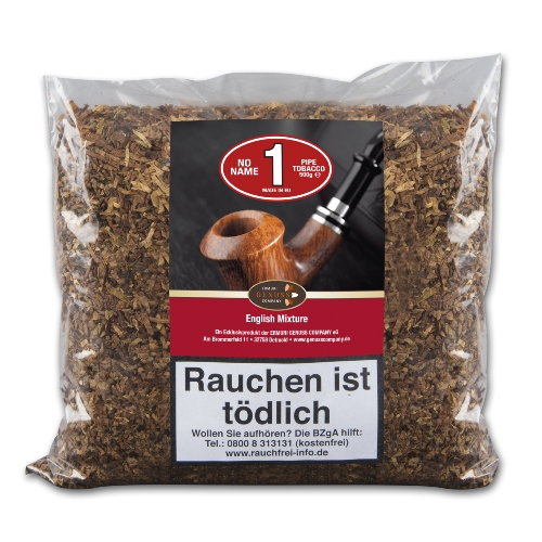 No Name No 1 English Mixture Pfeifentabak Beutel