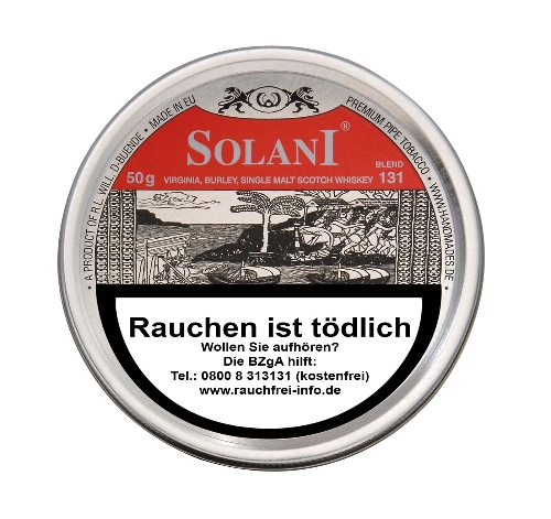 Solani Rot Scotch Whisky Pfeifentabak Dose