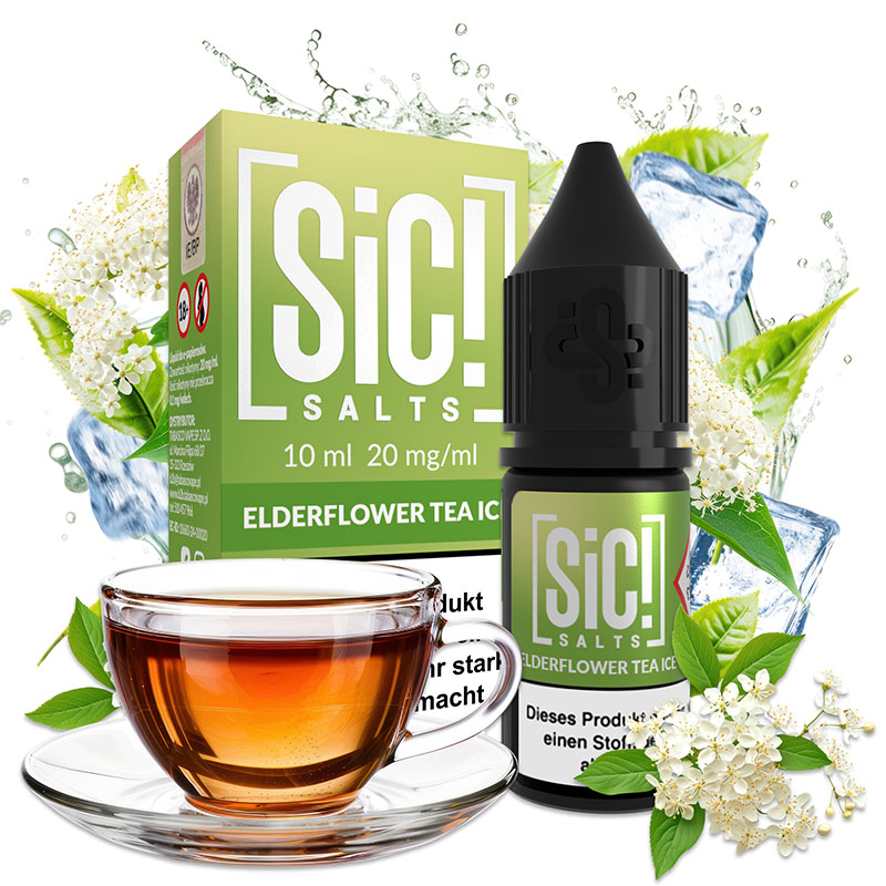 SiC! Salts Elderflower Tea Ice 20mg Nikotinsalz Liquid