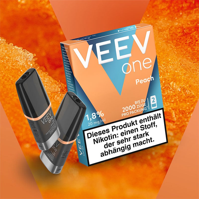 Veev One Peach 20mg Prefilled Pods Flavourcard