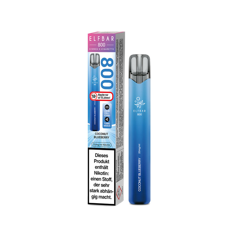 Elfbar 800 Coconut Blueberry 20mg Einweg E-Zigarette