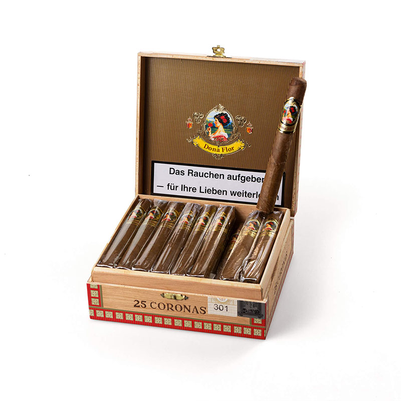 Dona Flor MF Corona Zigarren Kiste offen
