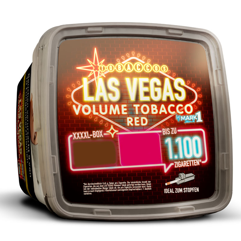 Las Vegas Red Volumentabak Eimer