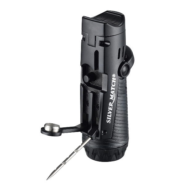 Silver Match Jet Minsk Zigarrenfeuerzeug mit Bohrer