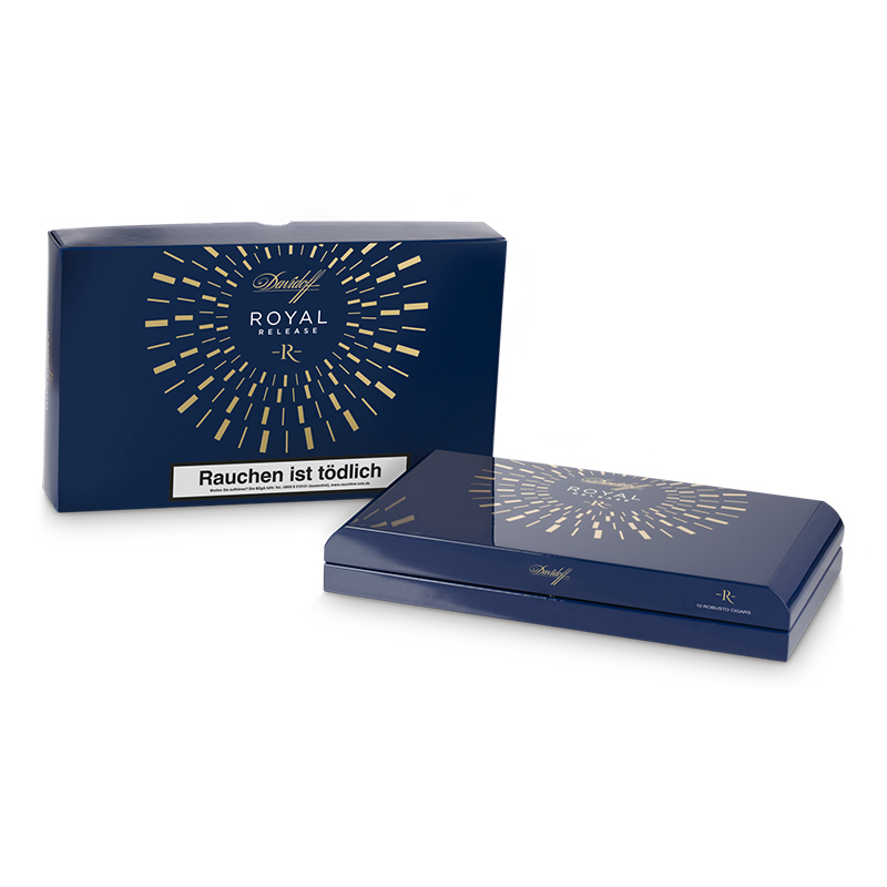 Davidoff Royal Release Robusto Zigarren Kiste geschlossen