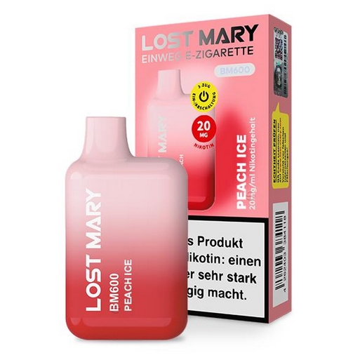 Lost Mary BM600 Peach Ice 20mg Einweg E-Zigarette