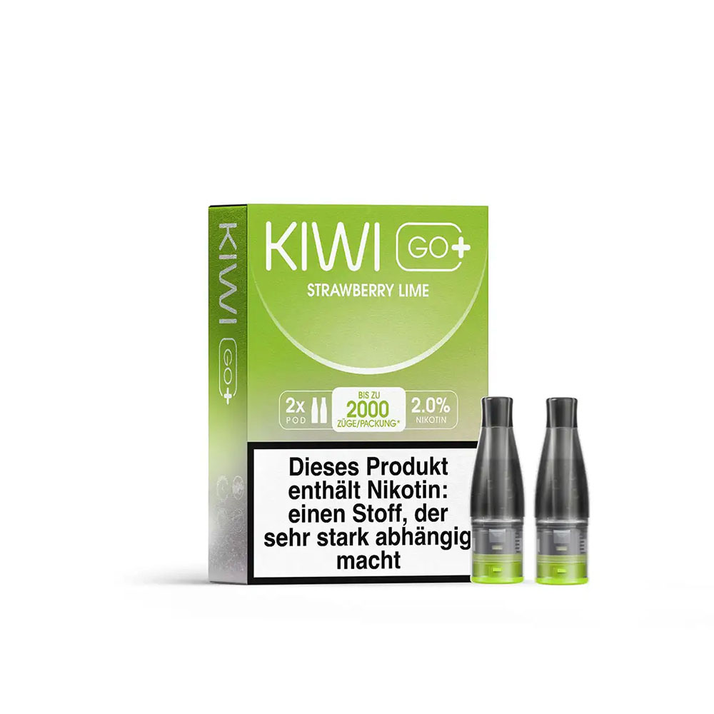 Kiwi Go+ Pods Strawberry Lime 20mg prefilled