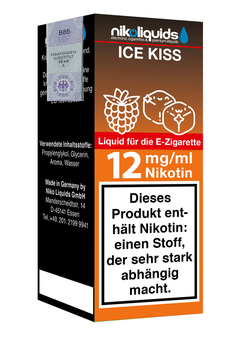 E-Liquid Nikoliquids Ice Kiss 12 mg 70 Pg/30 Vg