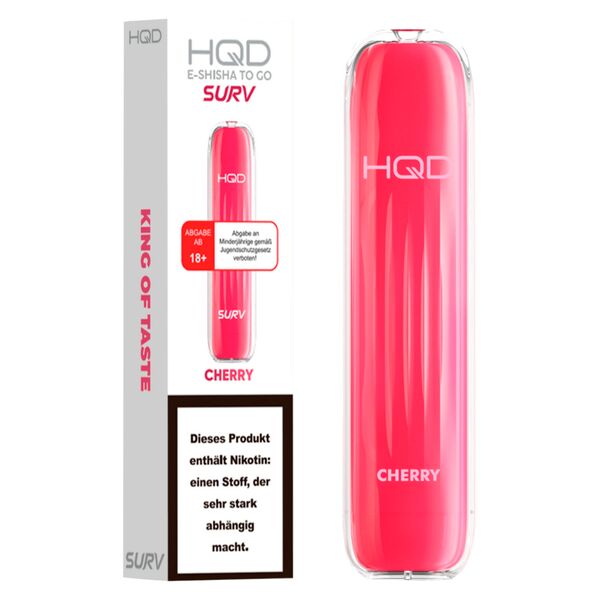 HQD Surv Cherry 18mg Einweg E-Zigarette