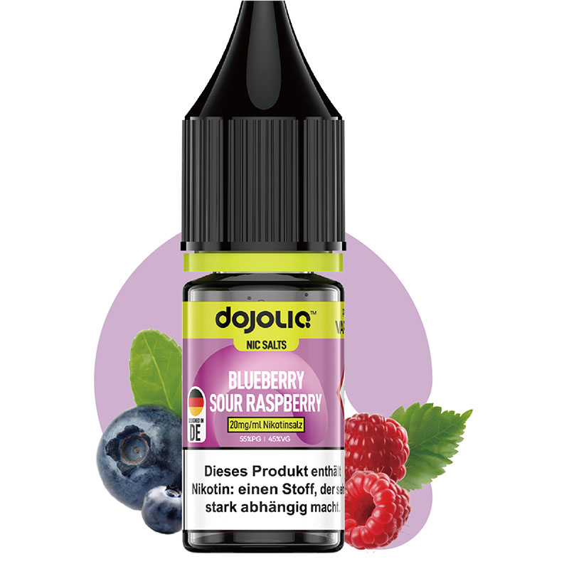 Dojoliq Blueberry Sour Raspberry 20mg Nikotinsalz Liquid
