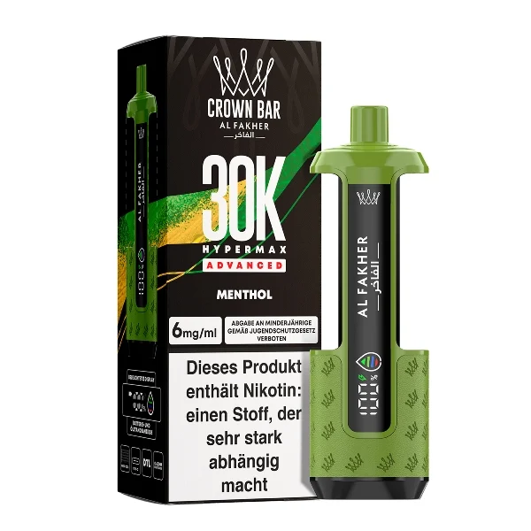 Al Fakher Hypermax Menthol 6mg E-Zigarette: Jetzt kaufen! Al Fakher Hypermax Menthol 6mg E-Zigarette: Jetzt kaufen!