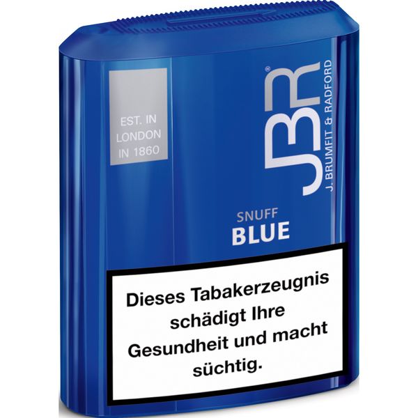 JBR Blue Snuff Schnupftabak Dose