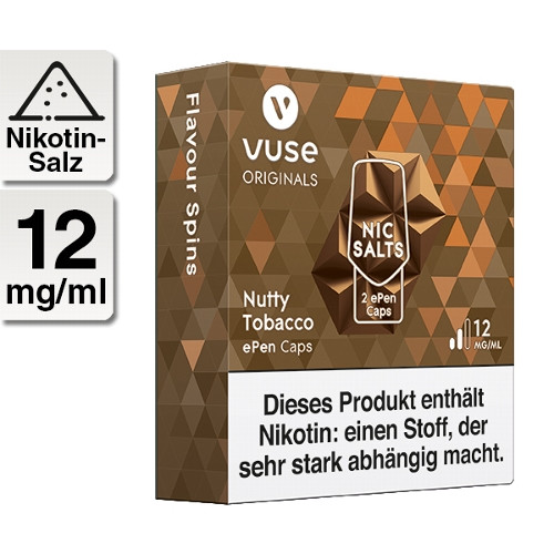 E-Kartusche VUSE ePen Nutty Tobacco Nic Salts 12mg