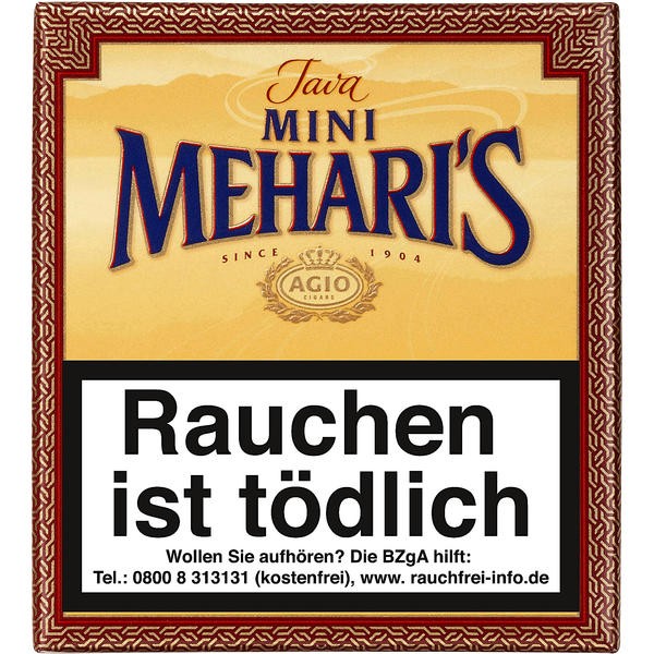 Mehari's Mini Java Zigarillos 20er Schachtel