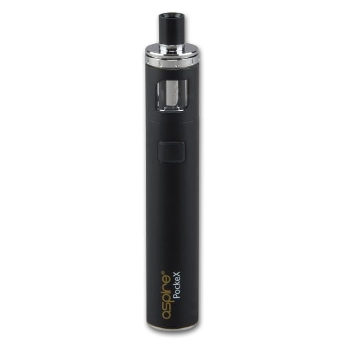 E-Zigarette ASPIRE Pockex Set schwarz 1500 mAh 0,6 Ohm